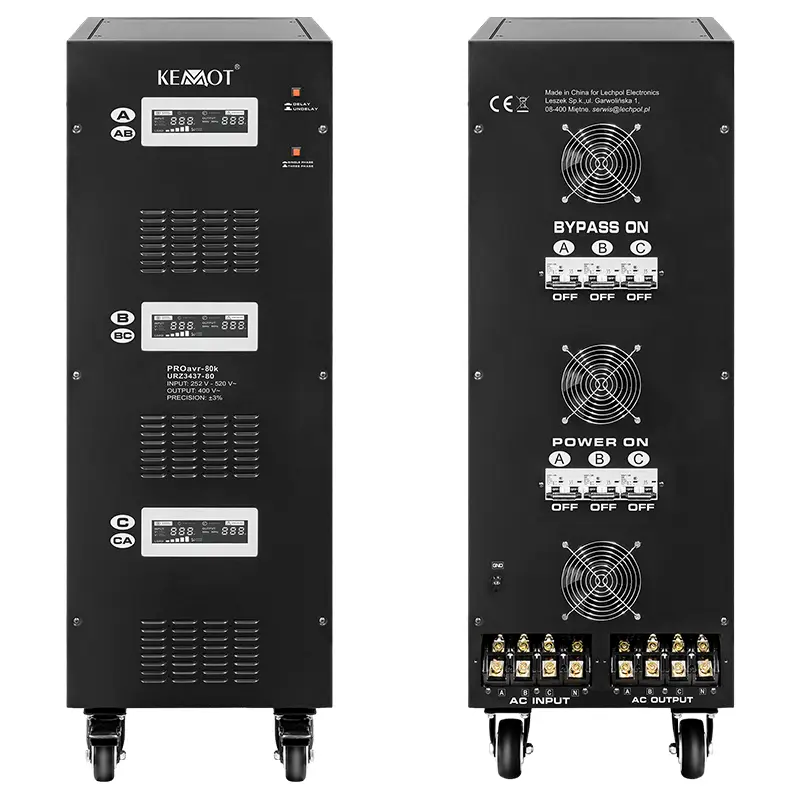 STABILIZATOR SERVOMOTOR TRIFAZAT 80KVA PROAVR-80K KEMOT