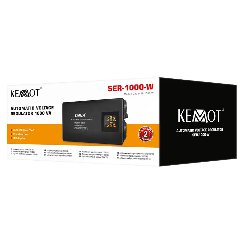 Stabilizator automat de tensiune 1000VA pe perete URZ3439-1000 45491                                                                                                                                    