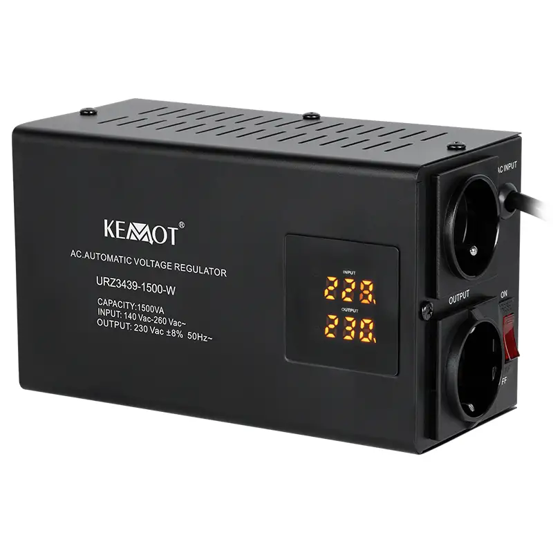 Stabilizator automat de tensiune 1500VA pe perete Kemot urz3439-1500.48957