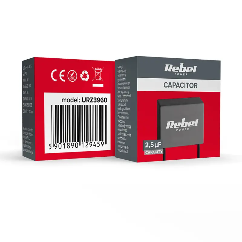  Condens motor 2.5UF/450v orz3960 22204                                                                                                                                                                 