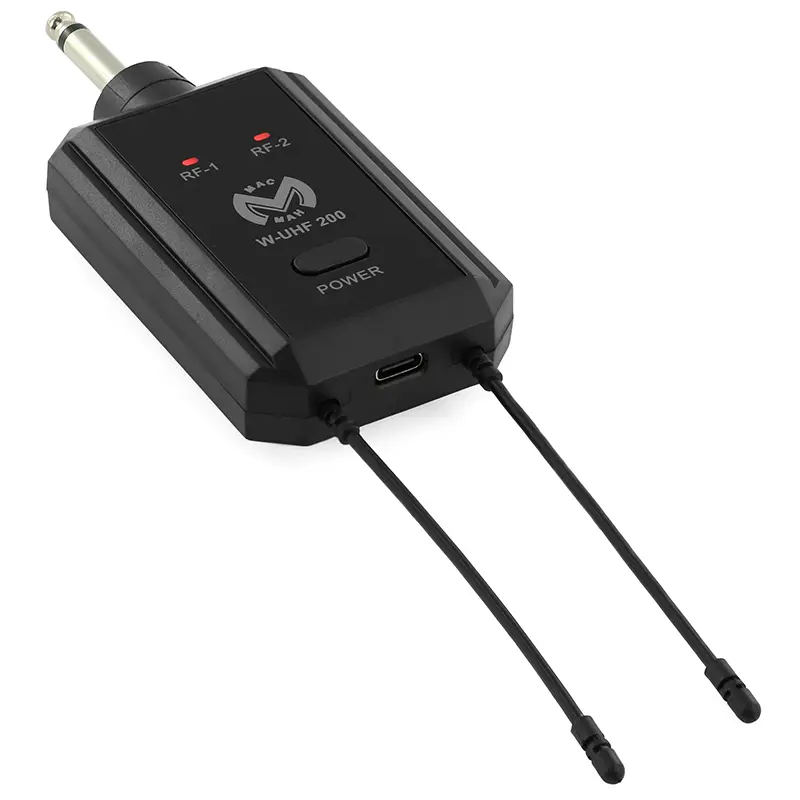 Set 2 Microfoane wireless UHF W-UHF 200M.48979                                                                                                               