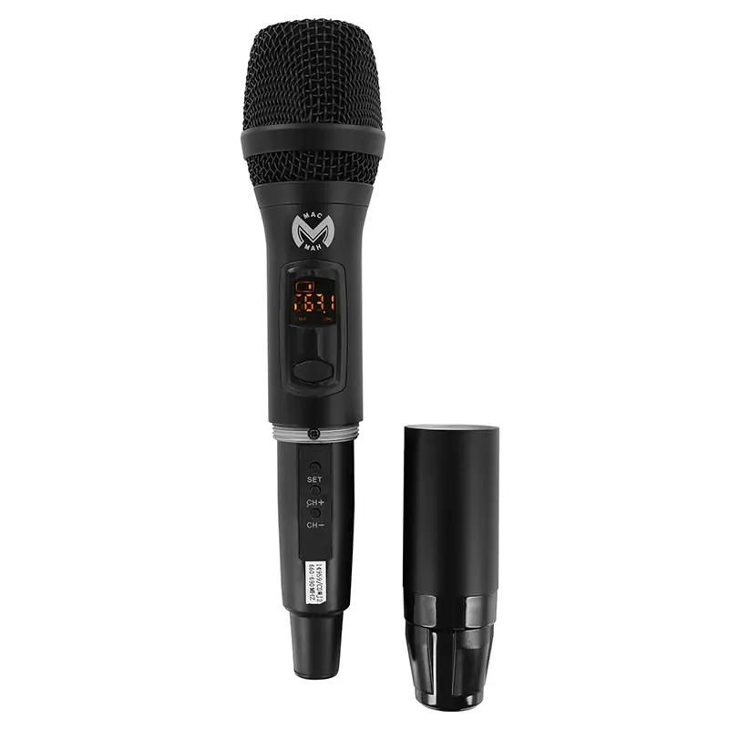 Set 2 Microfoane wireless UHF W-UHF 200M.48979                                                                                                               