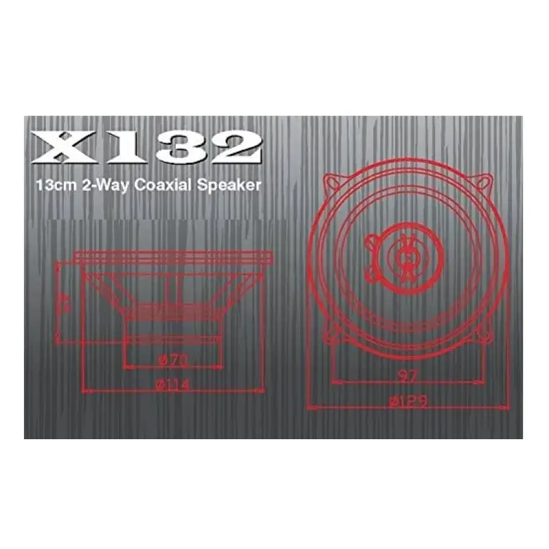 Set difuzoare auto Excalibur X132 13 cm  47616                                                                                                                                                          