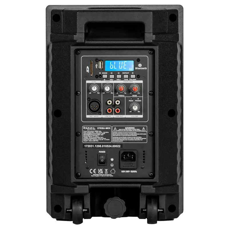 BOXA ACTIVA 8"/20CM 100W RMS CU BT/TWS/USB/SD