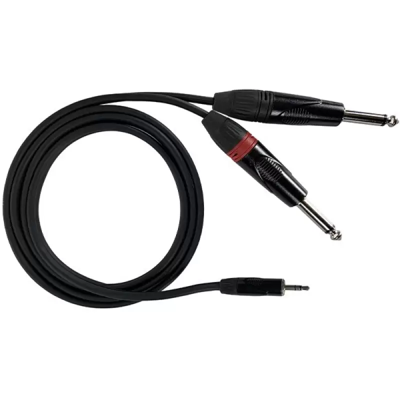 Cablu audio Y jk3.5-2xjk6.3mm 1m Tata st-Tata mo ZZIPP YZZP100  * 47578                                                                                                                                 