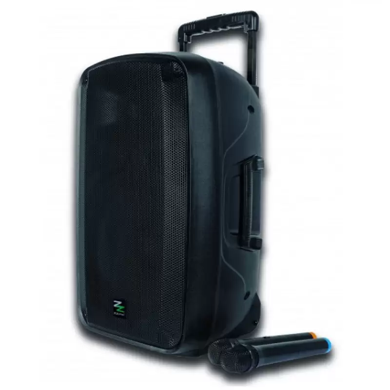 Boxa Activa 15'' portabila cu baterie  Mp3 BT,2 mic 450w/max  ZZPB115 48150                                                                                                                             