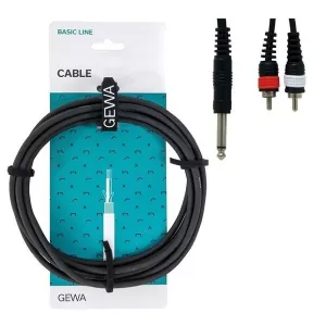 190145 cablu jk6.3-2xrca 3m t-t mo Basic Line  * 33261                                                                                                                                                  