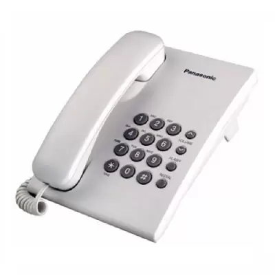 Telefon analogic linie fixa Panasonic KX-TS500FX  alb * 44051                                                                                                                                           