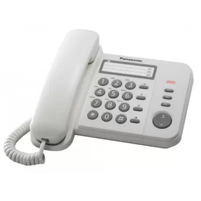 Telefon analogic linie fixa Panasonic KX-TS520FX alb  40311                                                                                                                                             