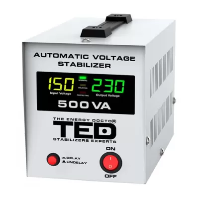 Stabilizator Retea TED000194 500VA/300W AVR ,LCD A0112901 * 47356                                                                                                                                       