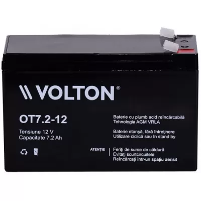 VOLTON acumulator plumb acid 12v7.2a 46505                                                                                                                                                              