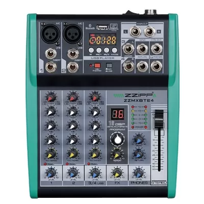ZZMXBTE4 Mixer audio 4canale TIF ZZ 47049                                                                                                                                                               