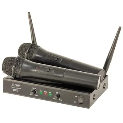 SET 2 MICROFOANE WIRELESS UHF 863.2 & 864.2 MHZ